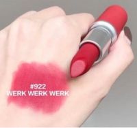 Mac Powder Kiss Lipstick 3g. // 922 werk werk werk no box