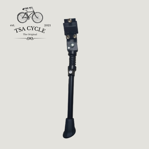 TSA BICYCLE SIDE STAND ALLOY ADJUSTABLE LGA20 BLACK BIKE SIDE STAND