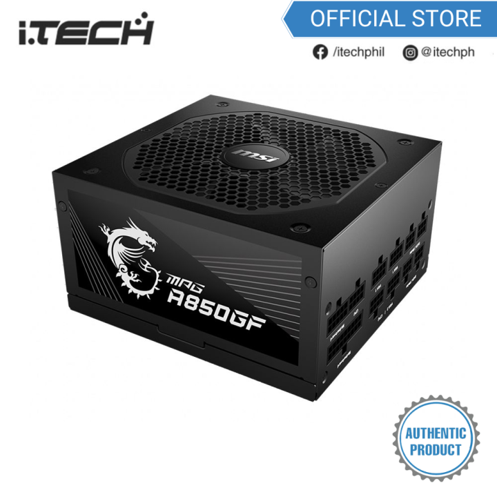 MSI MAG A850GF Gold Power Supply [306-7ZP0C12-CE0] | Lazada PH
