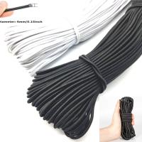 ♦◐✆ 1/2/3/4/5MM Strong Elastic Rope Rubber Band White/black High-Quality Round Elastic Band Cord Sewing Craft Garment DIY Accessorie