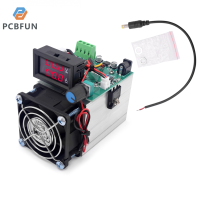 pcbfun โมดูล DC 12V 100W,0-10A โหลดเครื่องทดสอบแบตเตอรี่แผงวงจรไฟฟ้านำออกโมดูลการเผาไหม้ในที่มีจอแสดงผลแบบท่อดิจิตอลสำหรับอุตสาหกรรมที่บ้าน