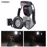 YONGNUO YN24EXYN14EX Ii YN14EX Macro Ring Flash Camera Speedlite TTL Automanual Flash With Adapter Rings For Canon Camera