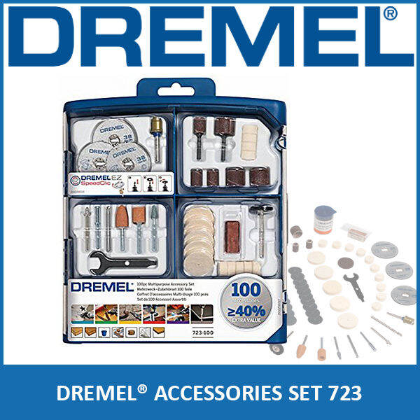 DREMEL 100 / 150 pieces Multipurpose Accessory Set Dremel 723 / 724 for ...