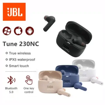 JBL Tune 230NC Noise-Canceling True Wireless In-Ear Headphones -White