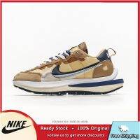 Hot Sale 【Original】 ΝΙΚΕ Saica- x Vap0Wafle- 3 0 Breathable Fashion Running Shoes Cushion Shock Absorption Men And Women Sports Shoes Khaki