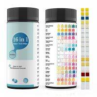 100PCS 16 in 1 Water Test Kits Tap and Well Water Test Strip &amp; Testing for PH,Lead,Chlorine