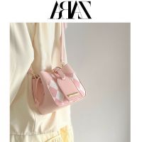 ZaraˉNiche Design Bag Female 2023 Drawstring Bucket Bag Versatile One Shoulder Messenger Bag Fashion