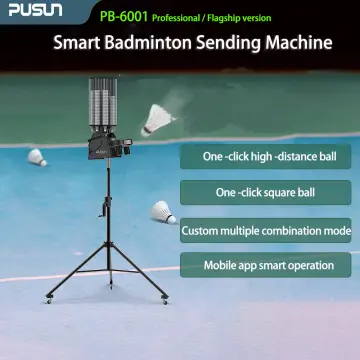 Adult Kid Automatic Badminton Service Machine Robot Gift Portable