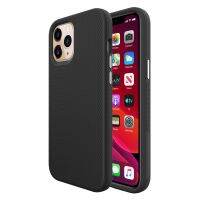 สำหรับ iPhone 12 Pro Max กรอบเกราะสามเหลี่ยม TPU + Casing PC (สีดำ)(A Plus Mall)