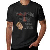 เสื้อยืดสีดำสนิมเกมได้รับเสื้อยืด Raided