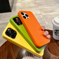 เคสซิลิโคนแบบนิ่มขอบเคสระบายความร้อน TTJJ สำหรับ iPhone 14 13 12 11 Pro Max X XR XS 7 8 Plus ลายแถบเคสโทรศัพท์ลูกอมแข็ง