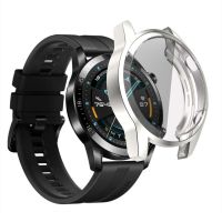 SEPTWOLVES อ่อน ทนทาน กันกระแทก ตัวป้องกันหน้าจอ เคส TPU แบบใส เปลือกใส อุปกรณ์เสริม smartwatch ป้องกันหน้าจอ ตัวป้องกันนาฬิกาอัจฉริยะ สำหรับ Huawei watch gt 2 Case ฝาครอบป้องกันแบบเต็ม ฝาครอบกรอบนาฬิกา