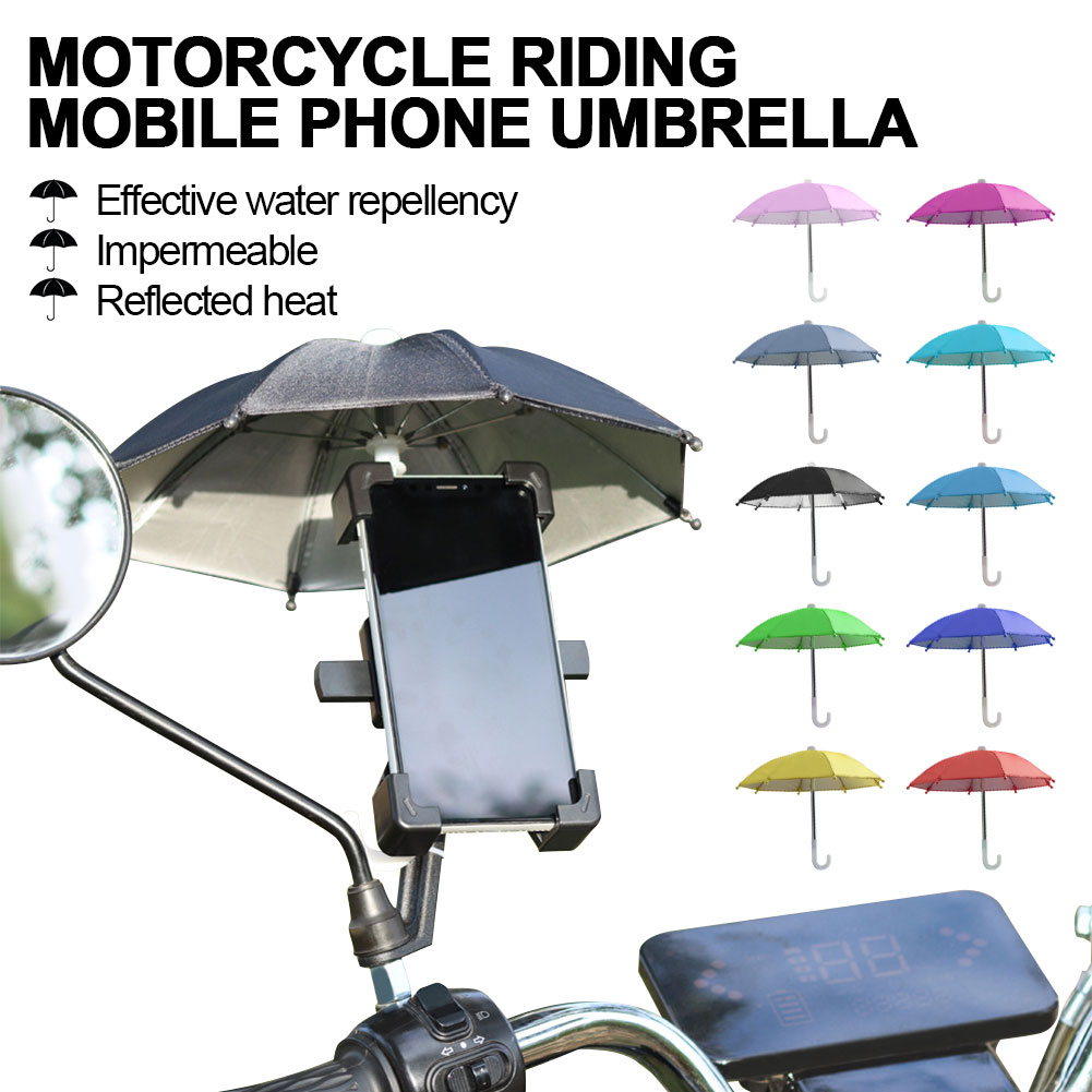 Betop Motorcycle Bicycle Mini Sunshade Umbrella Waterproof Parasol Holder Umbrella Decoration