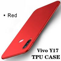 ส่งจากไทยสินค้าพร้อมส่ง Case Vivo Y17 / Y12 / Y15 เคสโทรศัพท์วีโว่ วาย17เคสนิ่ม tpu เคสสีดําสีแดง เคสซิลิโคน สวยและบางมาก vivo Y17