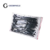 100pcs/bag 1.8*100 Black White Connectors strong plastic cable ties with self-locking nylon cable ties International standards