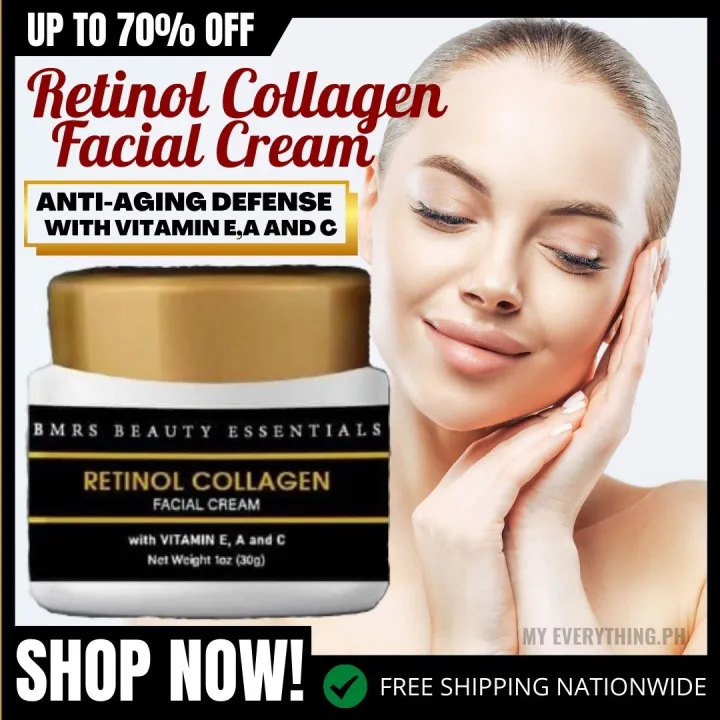 NEW!! BMRS [FDA APPROVED] Retinol Collagen Facial Cream Anti Aging ...