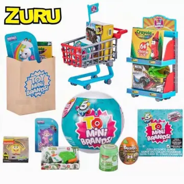 Original ZURU 5 Surprise Foodie Mini Brands Mystery Capsule Real Miniature  Brands Surprise Collectible Fast Food Children Toys