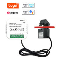 Tuya ZigBee มิเตอร์พลังงานอัจฉริยะ: การตรวจสอบตามเวลาจริงสถิติพลังงานและการควบคุมด้วยเสียงด้วย Googl E Home และ Amazon Alexa