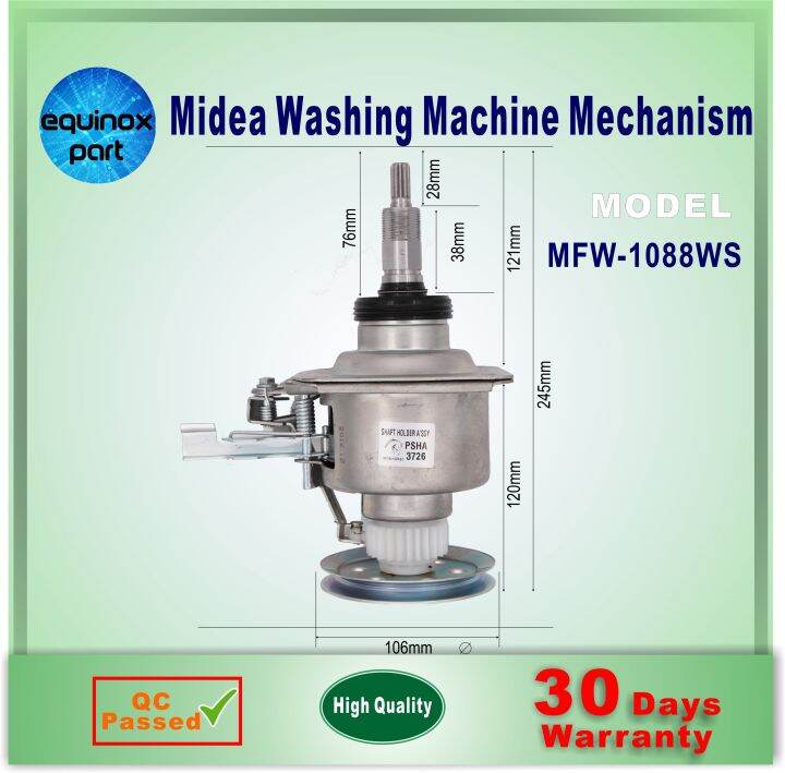 MFW1088WS Midea Washing Machine Mechanism Gearbox Lazada