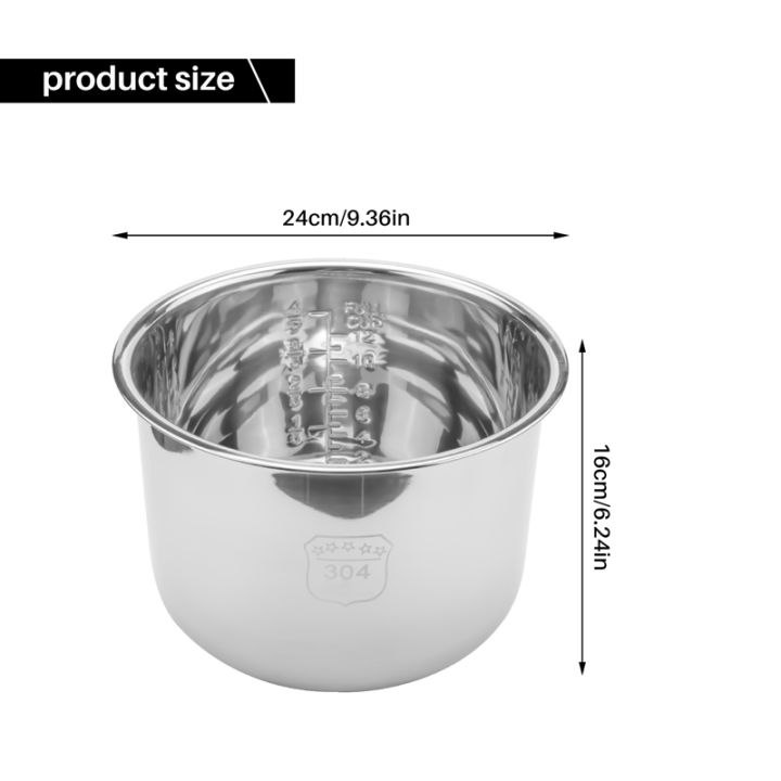 6l-pressure-cooker-inner-pot-rice-pressure-cooker-liner-stainless-steel-inner-pot-minute-pressure-cooker-liner