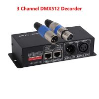 ◊☋♟ 3 Channel DMX512 Decorder DC 12V-24V RGB LED Controller Project Console For 5050 3528 LED Strip Lamp Tape Stage light