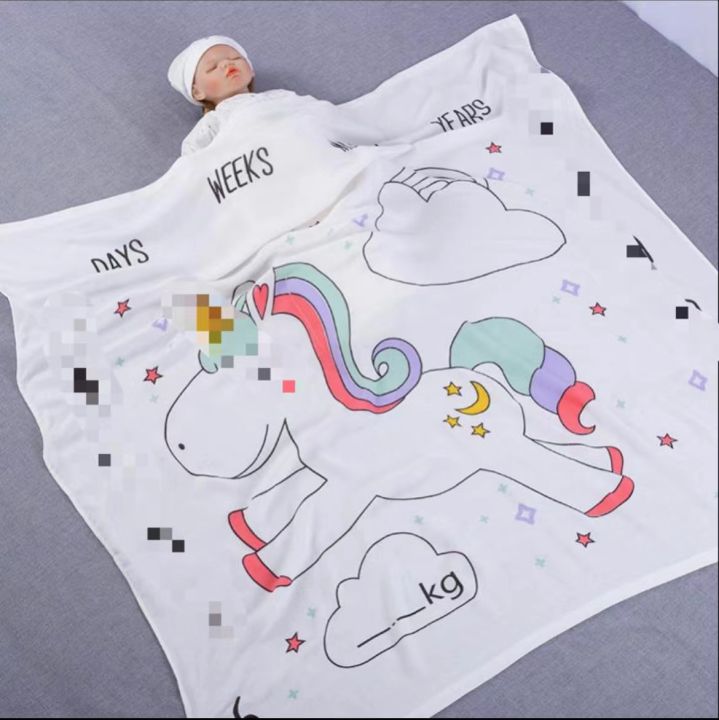 ผ้าห่มเด็กไหมญี่ปุ่น-มัสลินแบมบู