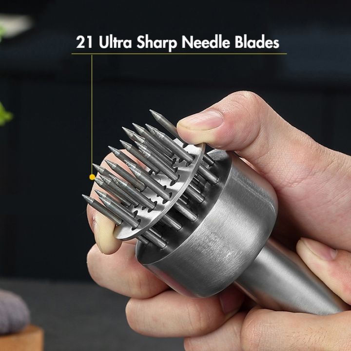 304-stainless-steel-meat-tenderizer-durable-21-ultra-sharp-needle-blade-tenderizer-for-steak-beef-kitchen-cooking-tools