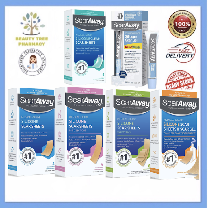 ScarAway Advanced Skincare Silicone Scar Sheets / Scar Diminishing Gel