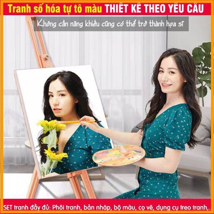 Tranh Sơn Dầu Số Hóa Theo Yêu Cầu ️Chuẩn Màu️ Đặt In Từ Hình Ảnh Cá Nhân  Tranhsohoavn | Lazada.Vn