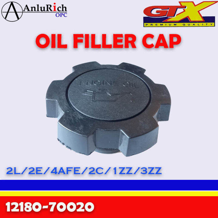 OIL FILLER CAP Toyota 2L/2E/4AFE/2C/1ZZ/3ZZ GTX 1218070020 Lazada PH