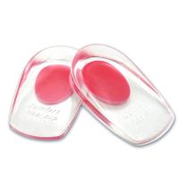 1 คู่ซิลิโคนเจลถ้วยส้นเท้าแผ่นใส่รองเท้า Soft Anti - SLIP บรรเทาอาการปวดเท้า Insoles แผ่นรองเท้าเพื่อสุขภาพสำหรับสตรีและผู้ชาย