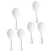 ▫ 6 Pcs Rice Spoon Paddle Supply Compact Reusable Plastic Convenient Spatula Wear-resistant Scooper Accessory