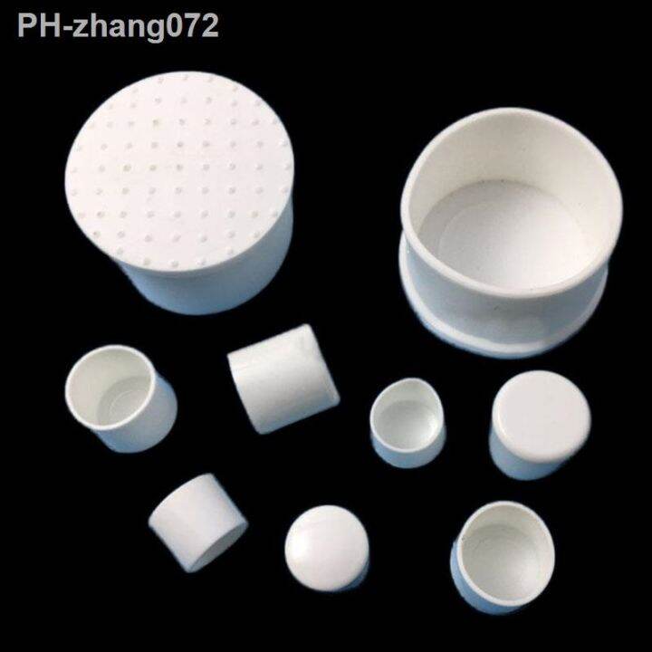 2-4-8pcs-white-chair-table-feet-stick-pipe-tubing-end-cover-caps-cap-pvc-rubber-10mm-50mm