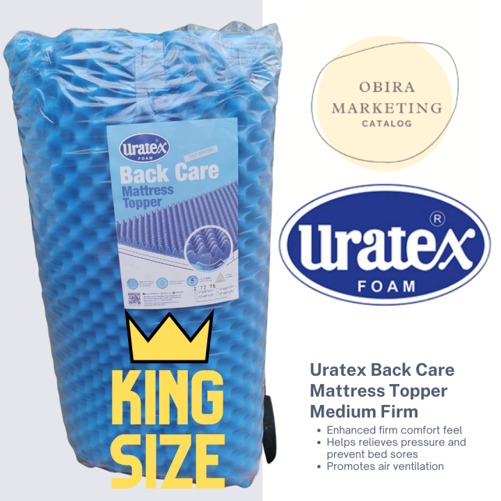 Uratex Back Care (Blue) 72x75 King Size BioAire Anti Sore Egg Mattress