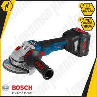 BOSCH GWS 18V-10 SC เครื่องเจียร์ 5 นิ้ว มอเตอร์ ใส่ชิบ Bluetooth พร้อมจอประเมินผล (ตัวเครื่องเปล่า) เครื่องเจียร์ไร้สาย