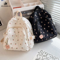 David &amp; Bella New Women S Bag Children S Bag Mini Backpack Niche กระเป๋านักเรียนสไตล์เกาหลีพิมพ์กระเป๋าเป้สะพายหลังขนาดเล็ก