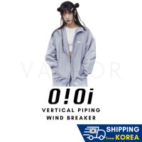 [O!Oi] [กางเกงยีนใหม่] VERTICAL PIPING WIND Breaker สีเทา