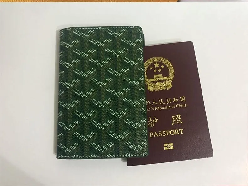 ♔ Yard Goya dog tooth passport holder multifunctional goyard ID card bag  change fashion cover