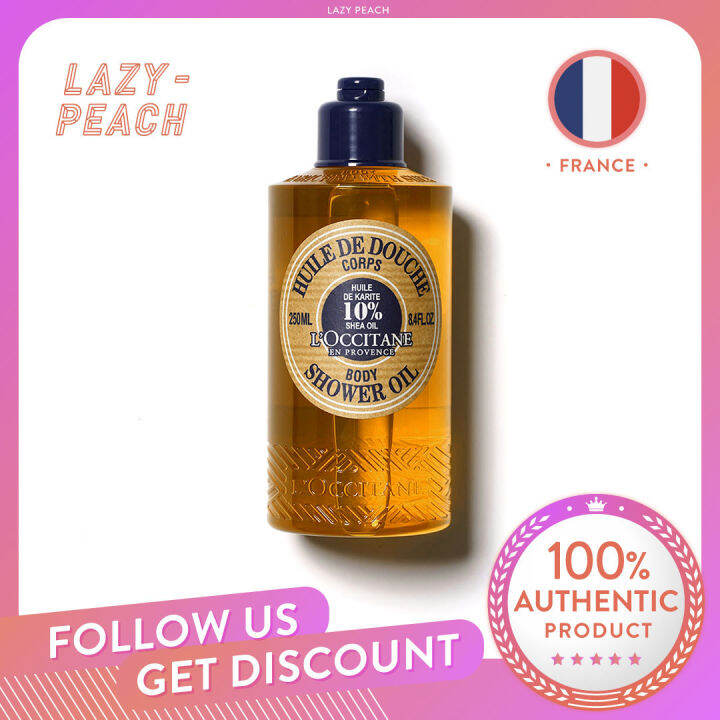 [NEW] L’Occitane Shea Butter Shower Oil 250ml Lazada