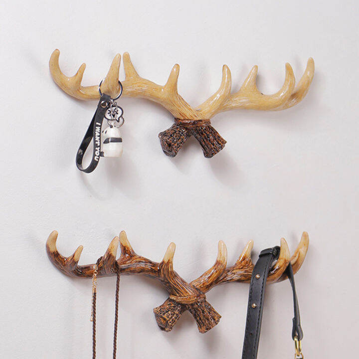 vintage-resin-antler-key-hookholder-wall-mounted-cap-coat-hangerrack-home-decorative-animal-deer-horn-wall-hook-for-hanging