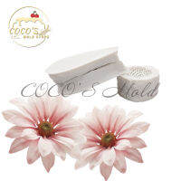 3 ชิ้น/เซ็ต MINI Daisy Leaf Petal ซิลิโคน Veiner แม่พิมพ์สแตนเลสเครื่องตัดแม่พิมพ์หัตถกรรม Fondant เค้กตกแต่งแม่พิมพ์เบเกอรี่เครื่องมือ-zakua