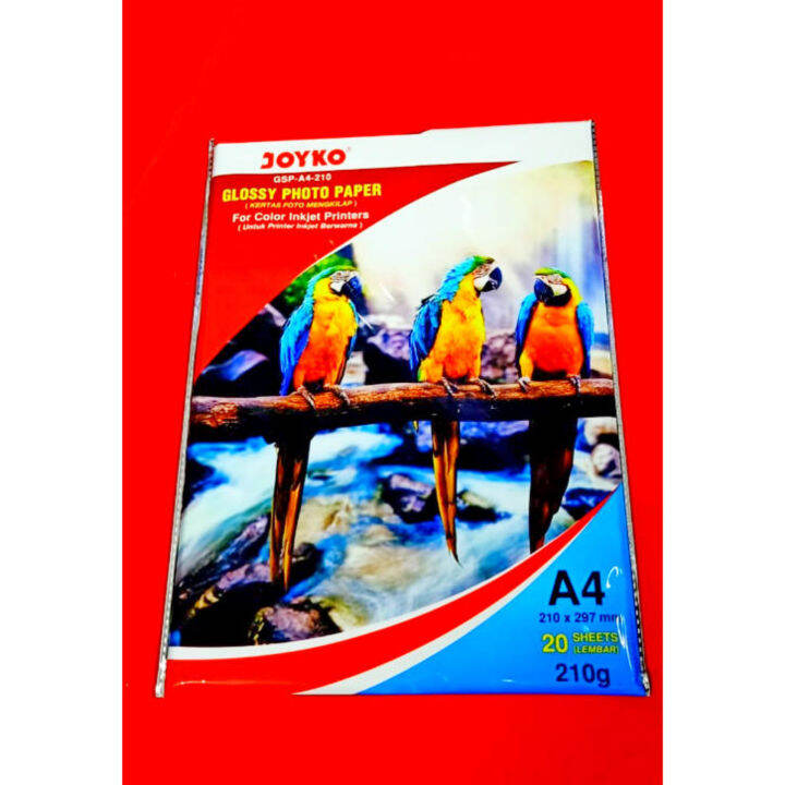 Joyko Glossy Photo Paper GSPA4210 Lazada Indonesia