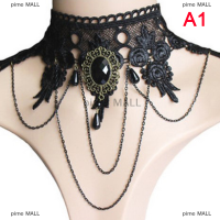 pime MALL juyouxun7i 1pc Vintage Choker Necklace Gothic Jewelry Necklaces Pendants False Necklace