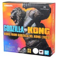 2021 S.h ต้นฉบับใหม่ Bandai Monsterarts Godzilla Vs รุ่นภาพยนตร์เรื่องคิงคองตุ๊กตาขยับแขนขาได้ของสะสมโมเดลของเล่นเด็กของขวัญ