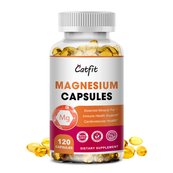 Magnesium Glycinate Capsules 400mg for Supports Muscle, Joint, and Heart Health Maximum