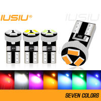 IUSIU T5หลอดไฟ Led 73 74 17 2721ตัวบ่งชี้แดชบอร์ด W3W 3014แผ่นแผงเมตรเตือนสัญญาณโคมไฟรถอัตโนมัติ