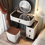 Bàn trang điểm kèm gương đèn led cảm ứng