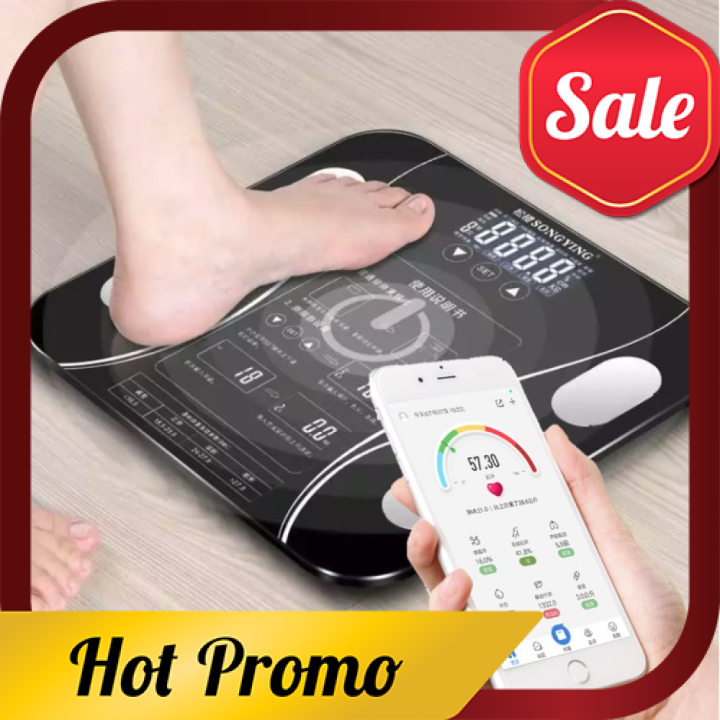 BEST SELLER Ready Stock 80 in 1 Smart Body Fat Analyser Weighing Device