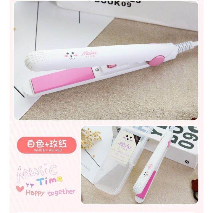 พร้อมส่ง-เครื่องหนีบผมมินิ-หนีบมินิ-ขนาดพกพา-ทำผมทรงหนีบตรง-mini-9001-มีหลายสีให้เลือก