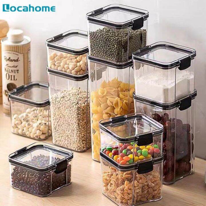 1PC Airtight Food Storage Containers Set WithLids, Candy Jars With